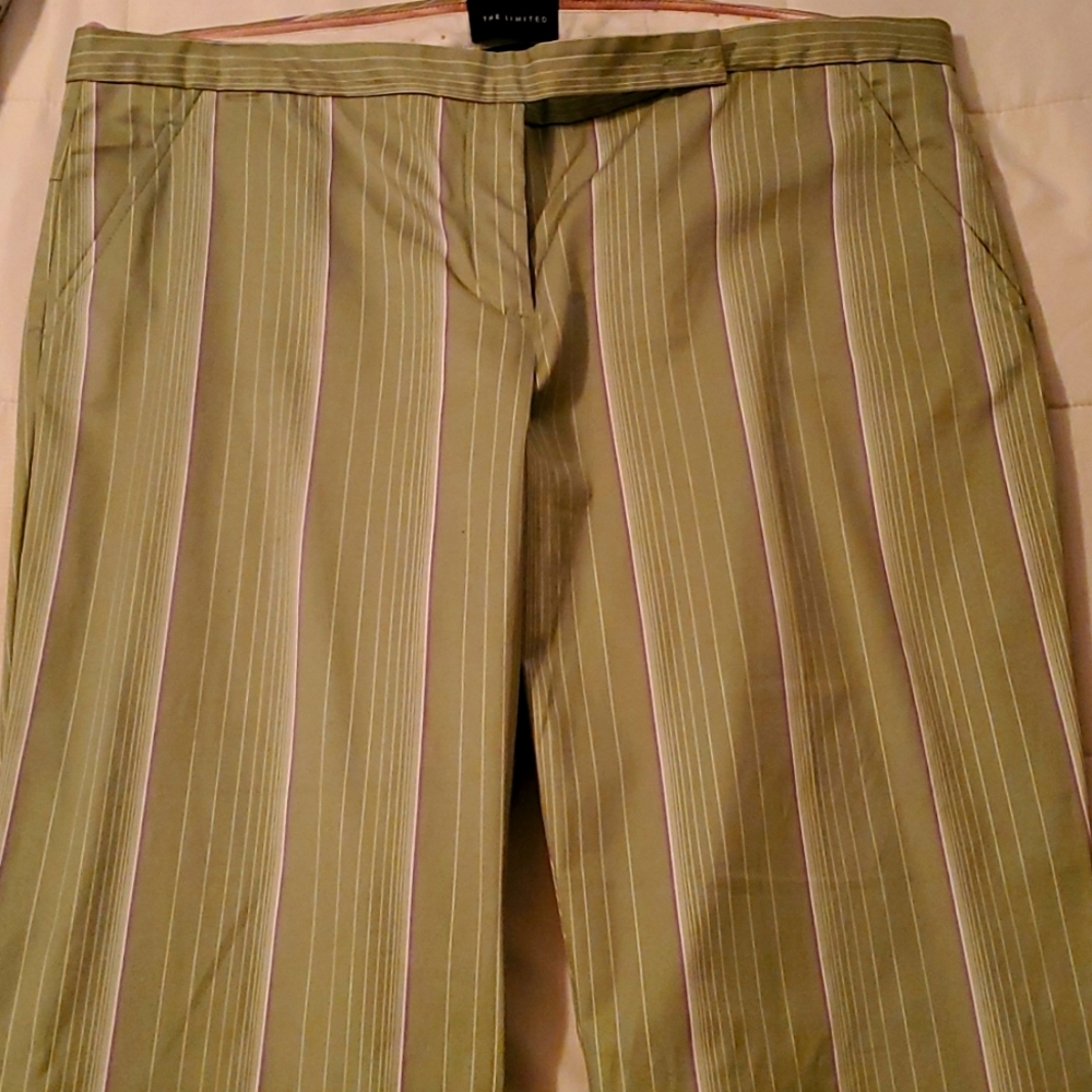Ladies size 12 slacks Brand Limited spandex and cotton blend New in smoke free h